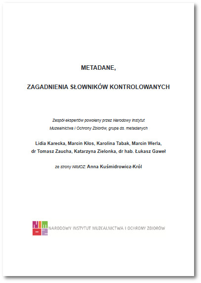 Metadane, zagadnienia słowników kontrolowanych